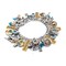 Egypt Charm Bracelet, King Tut Jewelry product 4